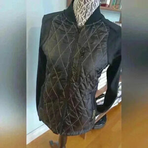 doTerra Active Jacket Women's Size Small Black with  Gold Stitching